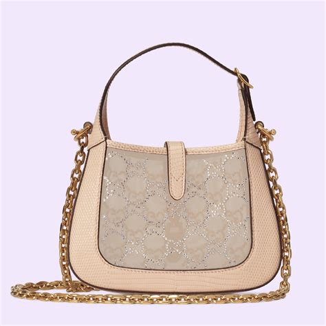 crystal gg gucci bag|gucci jackie crystal bag.